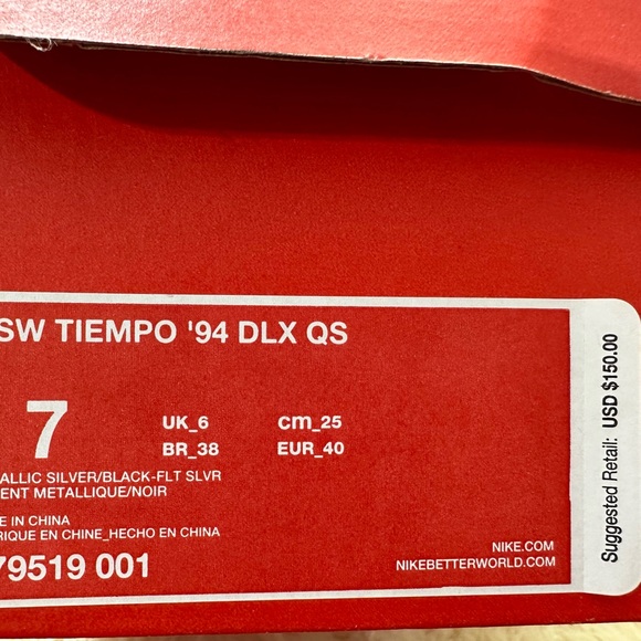 NIKE NSW TIEMPO 94 DLX QS 779519 001 - Picture 7 of 7